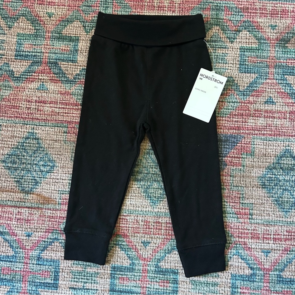 Organic Cotton Unisex Black Bottoms